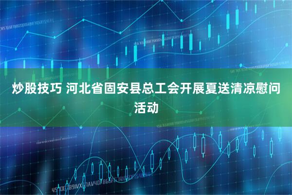 炒股技巧 河北省固安县总工会开展夏送清凉慰问活动